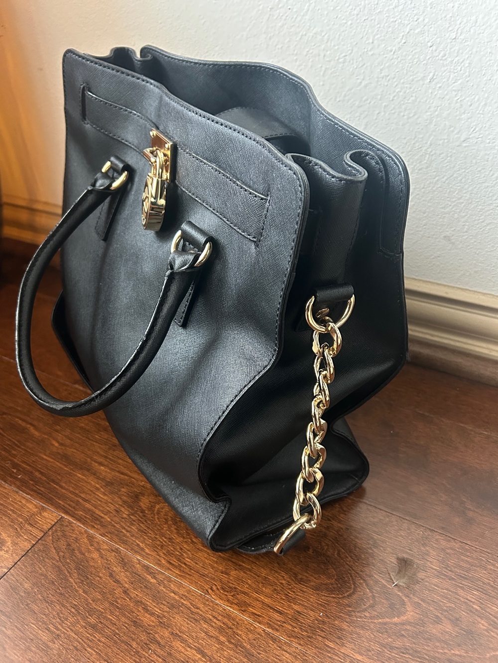 Michael Kors black Hamilton bag